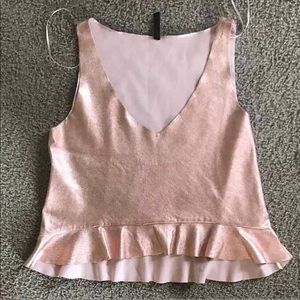 Vegan Leather Tank/ Blouse